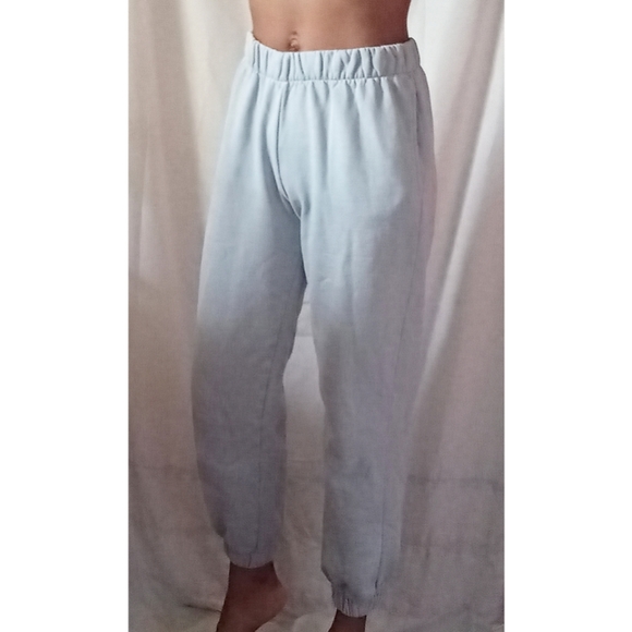 Brandy Melville Pants - Brandy Melville Light Blue Rosa Joggers 515